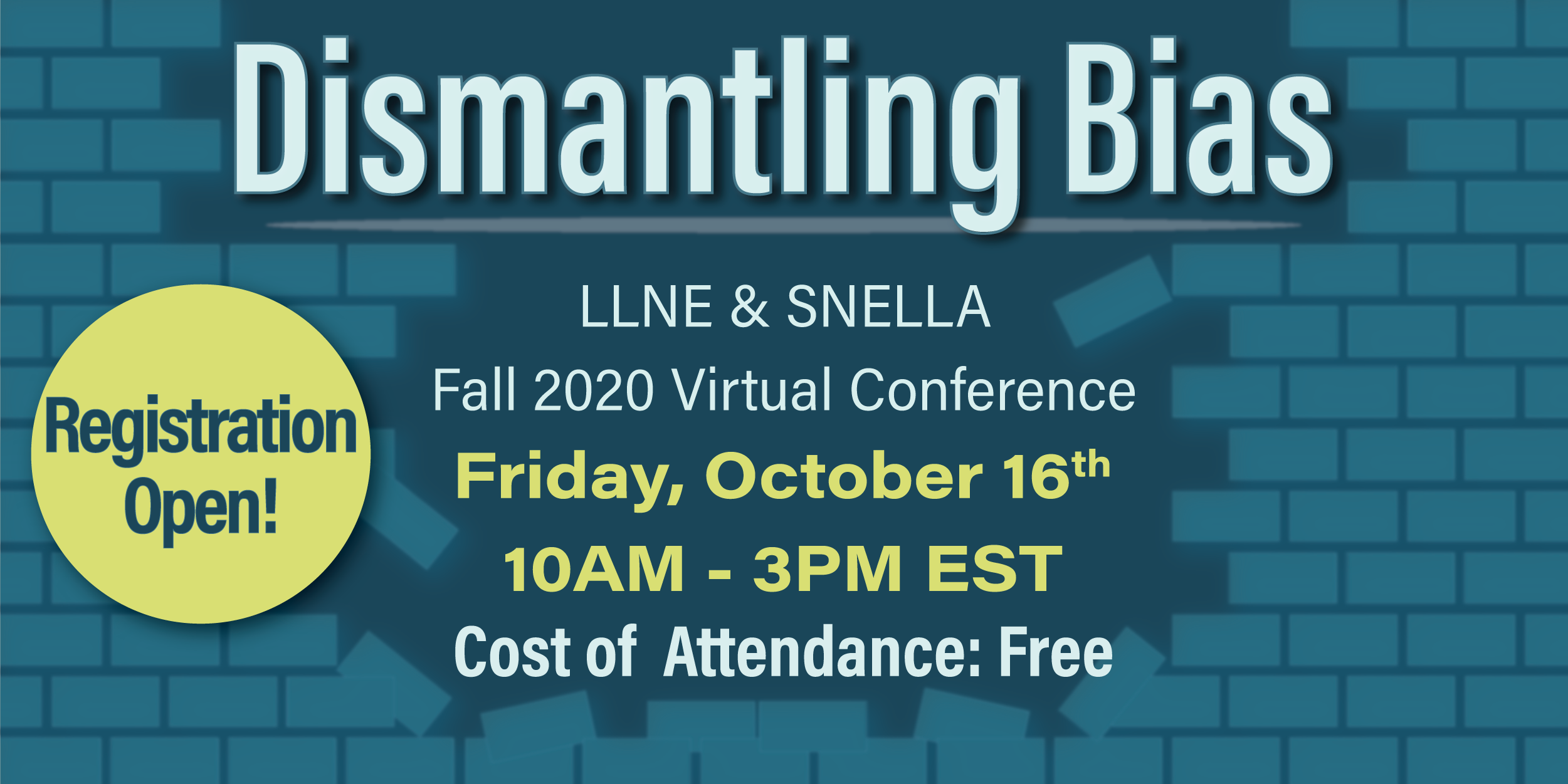 LLNE Fall 2020 Virtual Conference Registration Open