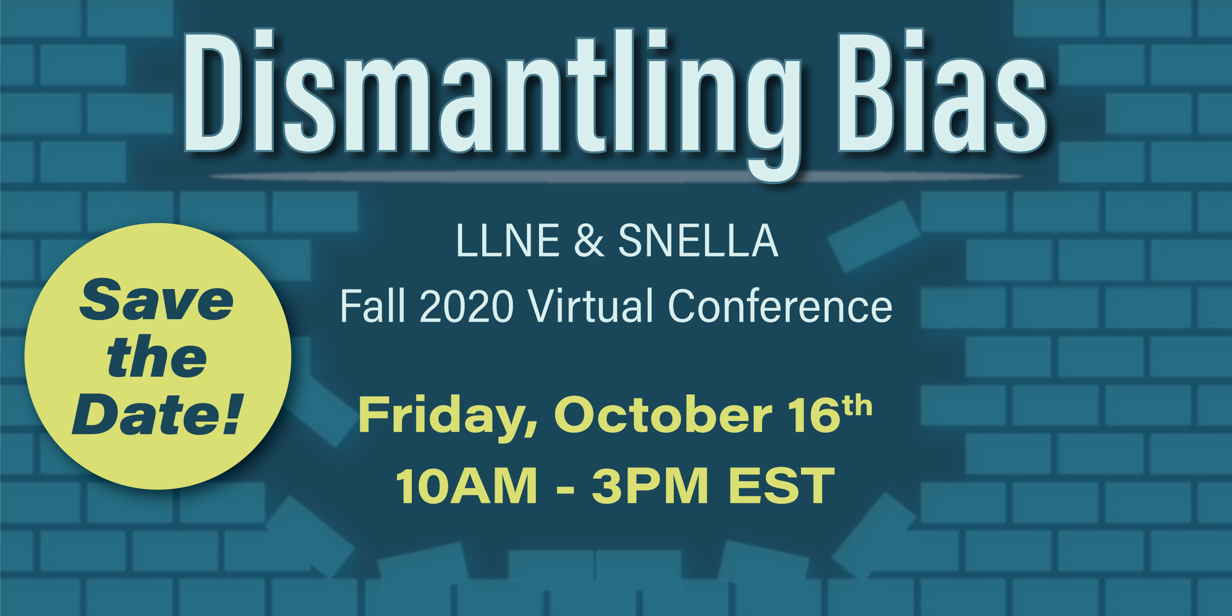 Fall 2020 Virtual Conference Save the Date